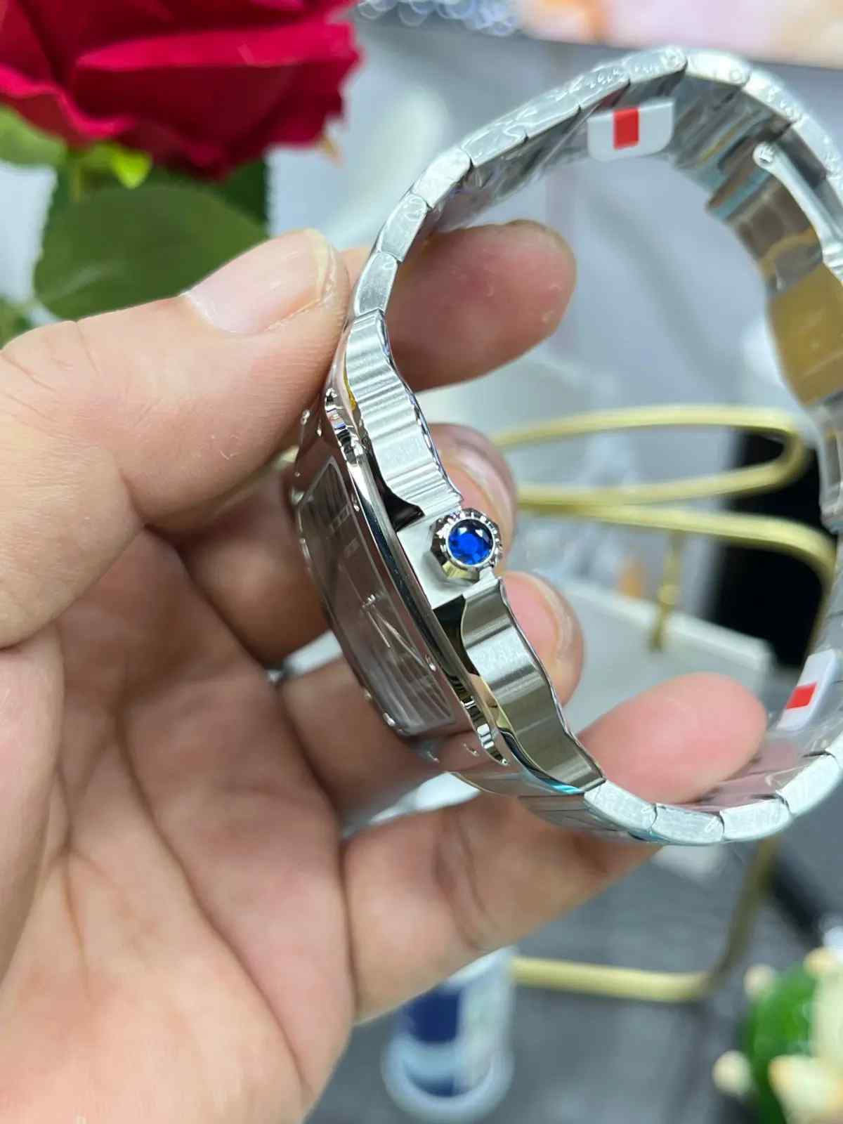 BV厂卡地亚山度士绿面WSSA0061仿真度怎么样？跟正品有差距吗？ | 奈斯探表