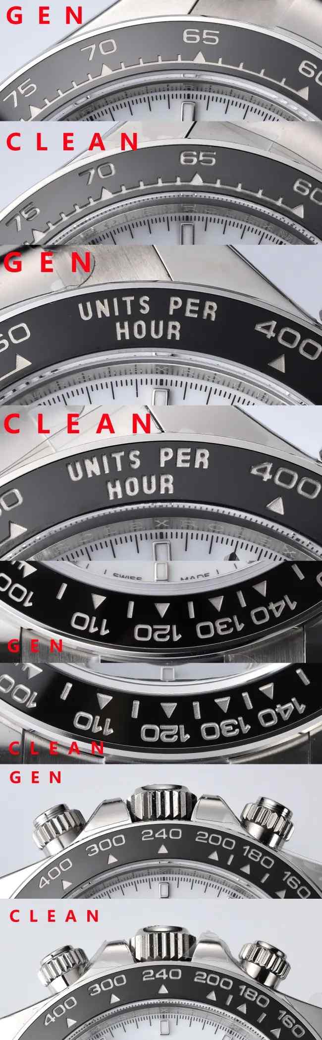 C厂劳力士熊猫迪4131机芯复刻表真假深度测评，与正品相差多少？ | 奈斯探表