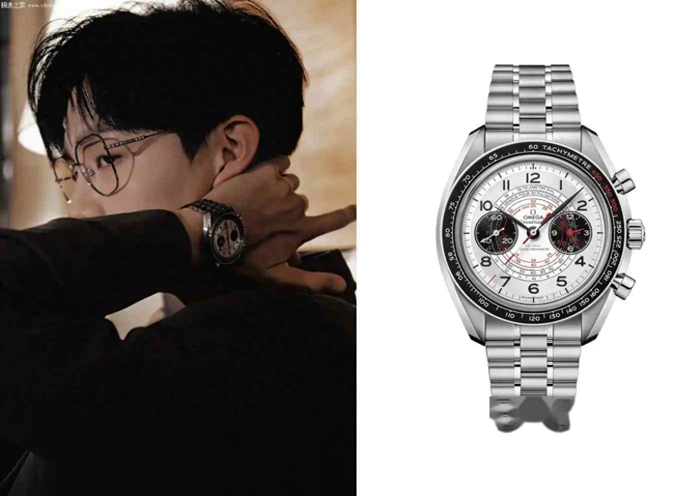 胡夏佩戴欧米茄超霸腕表亮相2024大湾区电影音乐晚会 | 奈斯探表