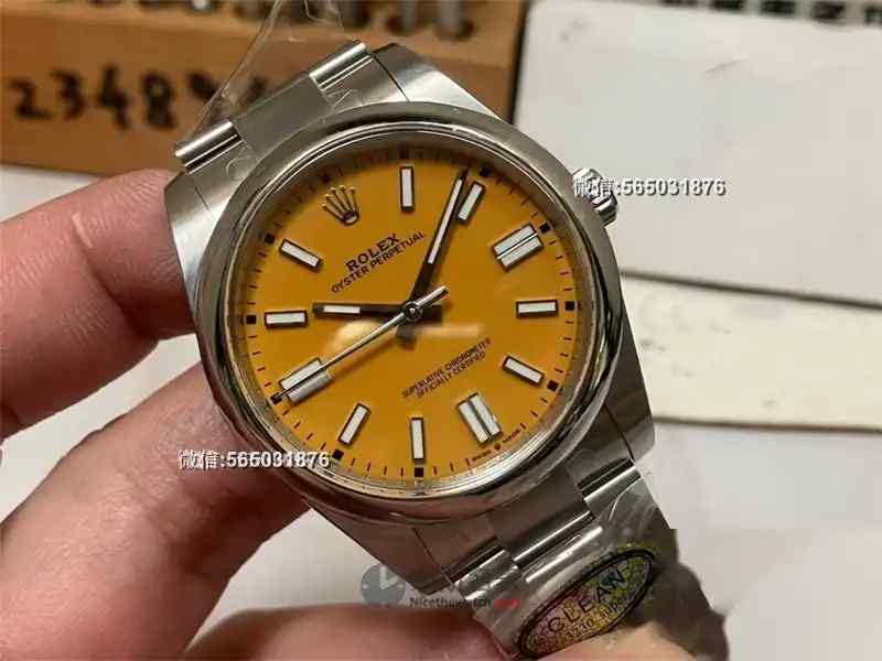 Clean厂劳力士蚝式恒动124300黄色皮卡丘腕表评测 | 奈斯探表