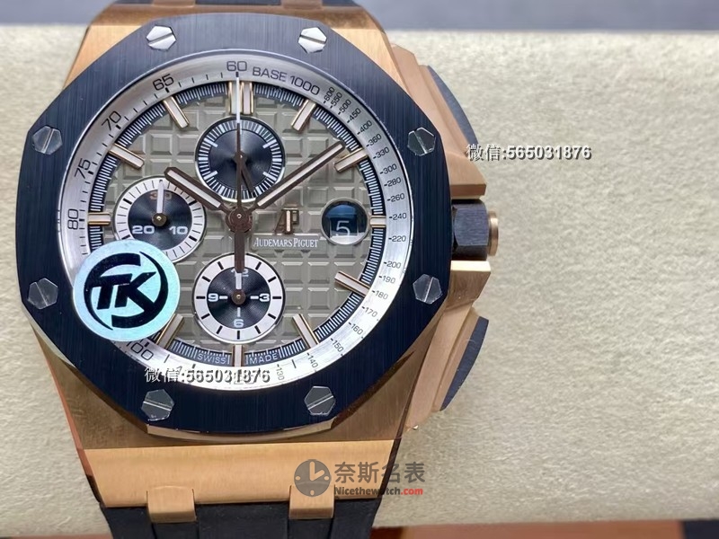 TK厂（原JF厂）爱彼皇家橡树离岸计时腕表评测：厚重质感，细节到位 | 奈斯探表