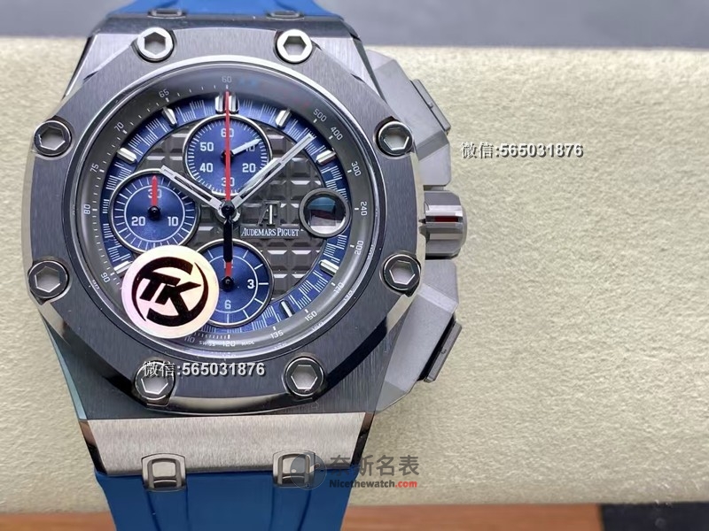 TK厂（原JF厂）爱彼皇家橡树离岸计时腕表评测：厚重质感，细节到位 | 奈斯探表