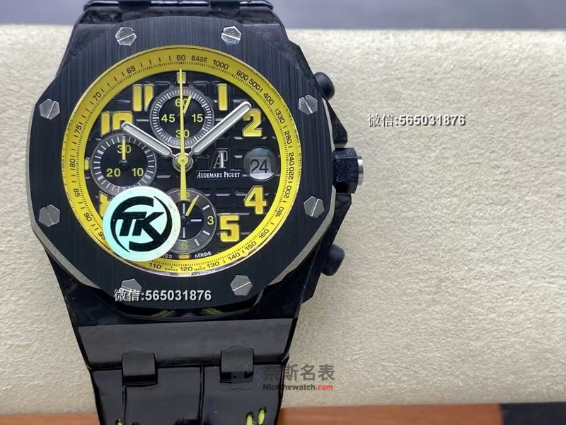 TK厂皇家橡树JF大黄蜂26470评测：轻盈碳纤维，细节满分！ | 奈斯探表