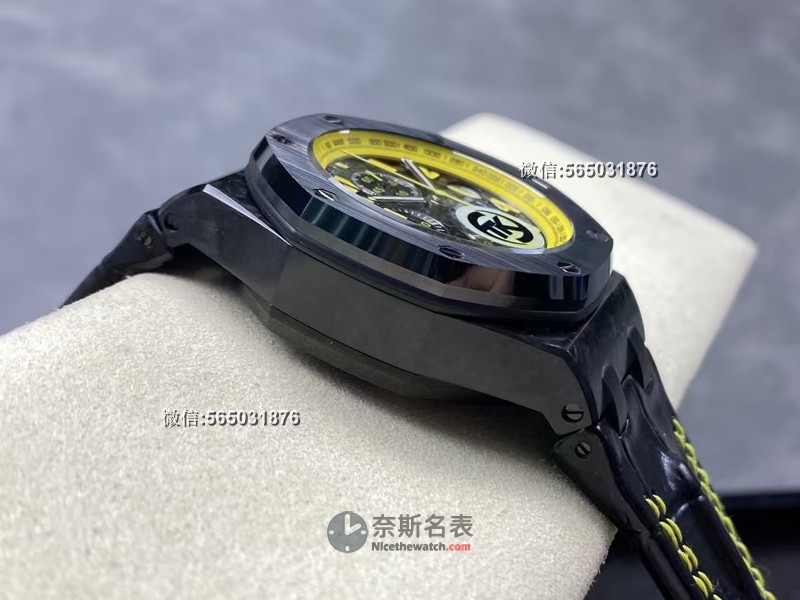 TK厂皇家橡树JF大黄蜂26470评测：轻盈碳纤维，细节满分！ | 奈斯探表