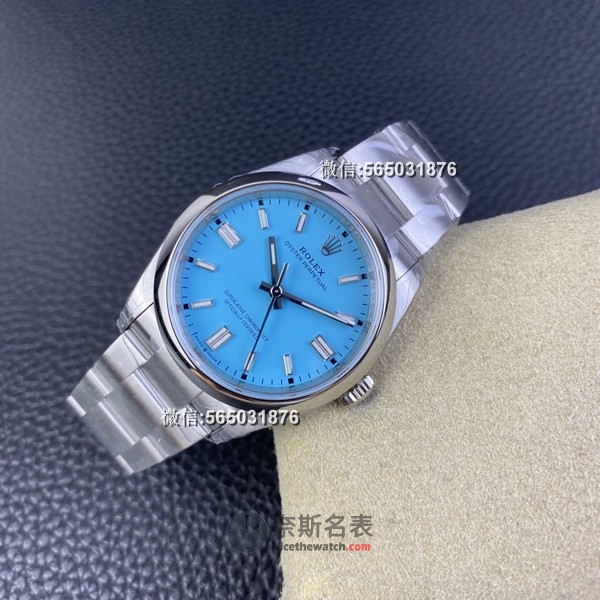 VS厂复刻巅峰！劳力士36蚝式蒂芙尼蓝腕表细节揭秘 | 奈斯探表