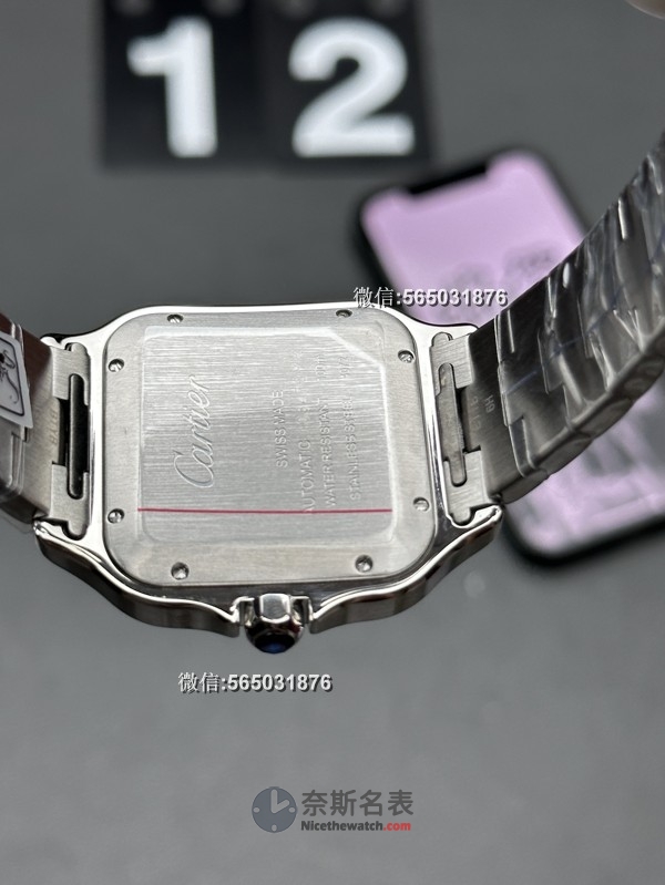 BV厂卡地亚山度士大号男款机械表评测：天花板级别的做工细节解析 | 奈斯探表