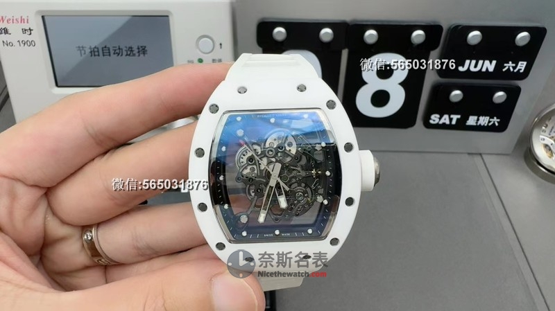 BBR厂理查RM055白陶瓷一体机V3版评测：全新开模定制机芯，稳定性大幅提升！ | 奈斯探表