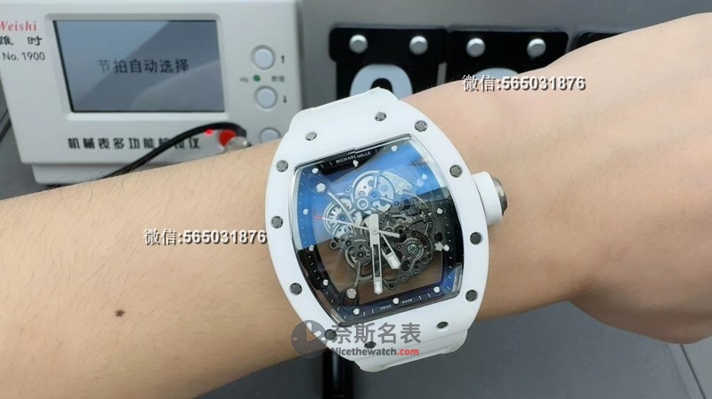 BBR厂理查RM055白陶瓷一体机V3版评测：全新开模定制机芯，稳定性大幅提升！ | 奈斯探表