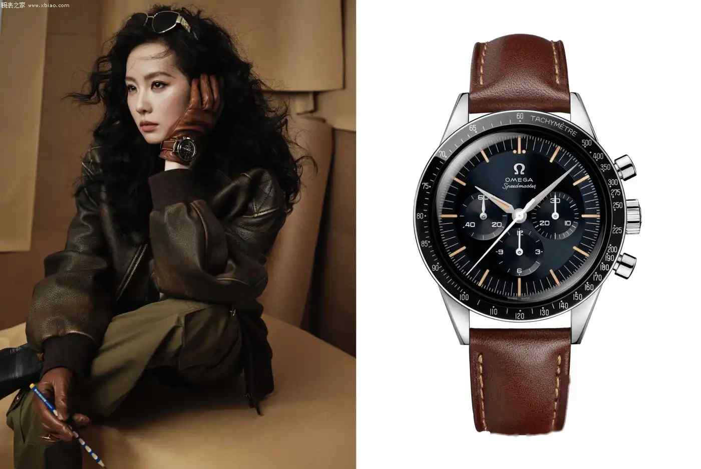 复古经典！刘诗诗演绎超霸‘首枚太空表’魅力！ | 奈斯探表