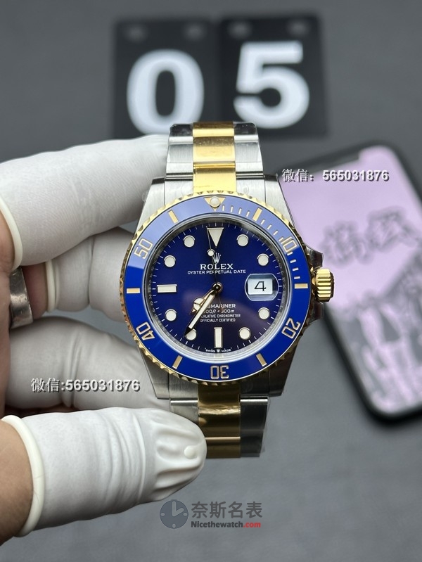 顶级复刻！VS厂劳力士间金蓝水鬼，如何辨别真伪？ | 奈斯探表