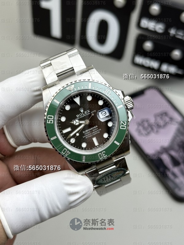 3235机芯+独家Clean绿圈！C厂绿水鬼复刻表究竟有多强？ | 奈斯探表
