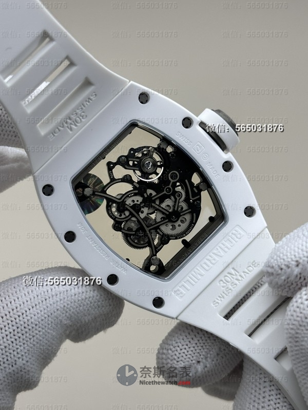 行家揭秘：RM055 V4版复刻表天花板在哪？机芯/表壳/表带全维度解析 | 奈斯探表