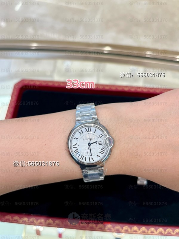 AF厂卡地亚蓝气球33mm女表深度测评：经典复刻的细节到底有多强？ | 奈斯探表