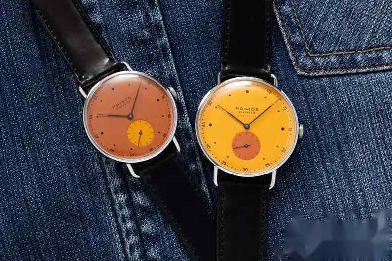 Nomos最新限量款！双橙配色Metro Neomatik腕表首发，双色表盘美翻了 | 奈斯探表