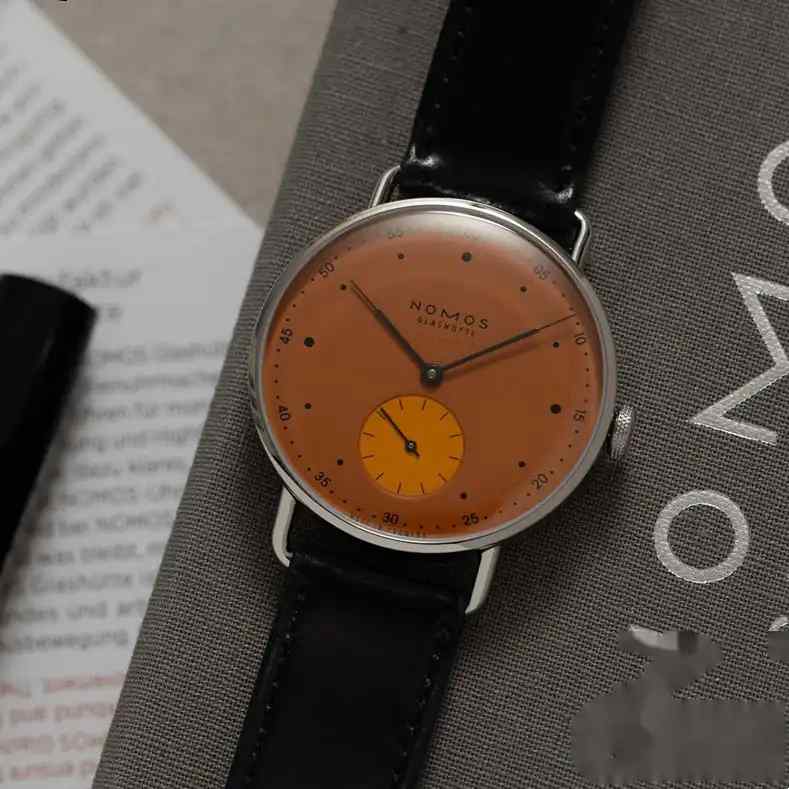 Nomos最新限量款！双橙配色Metro Neomatik腕表首发，双色表盘美翻了 | 奈斯探表