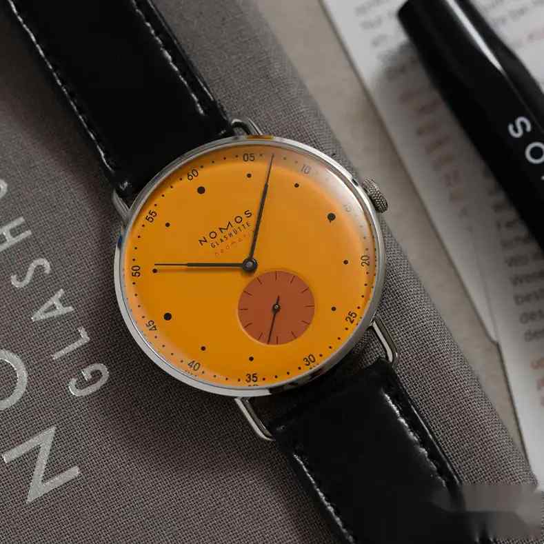 Nomos最新限量款！双橙配色Metro Neomatik腕表首发，双色表盘美翻了 | 奈斯探表