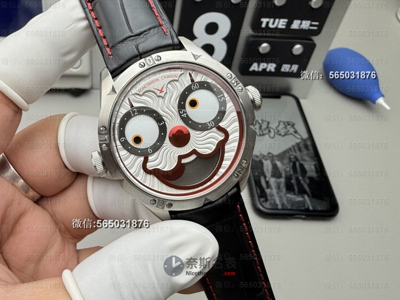 月相功能完美还原！V9厂俄罗斯小丑表实测，做工精细度直逼原装！ | 奈斯探表