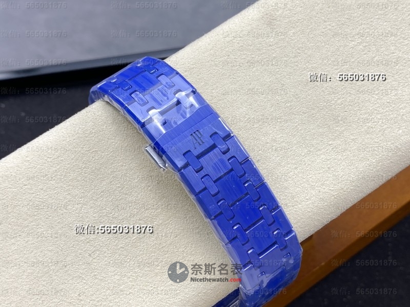细节控必看：APS厂爱彼15500蓝陶瓷如何做到“一眼真”？ | 奈斯探表