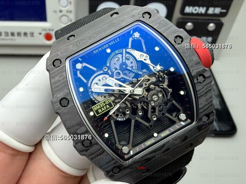 50g超轻体验！BBR厂理查德米勒RM35-01碳纤维复刻表深度评测 | 奈斯探表