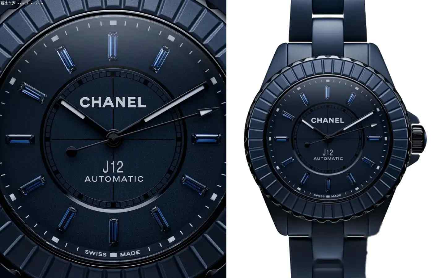 比‘水鬼’更高级？香奈儿J12 Bleu蓝陶瓷表链+12.1机芯，6万价位吊打万国欧米茄！ | 奈斯探表