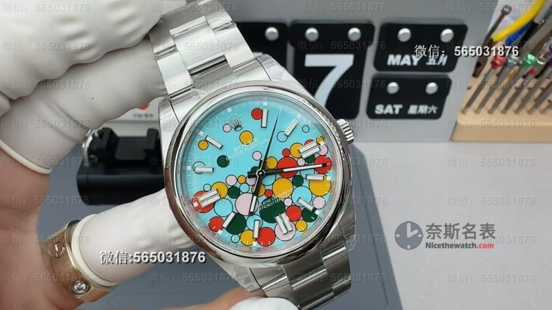VS厂劳力士恒动蒂芙尼泡泡盘实测，丹东3235机芯稳如老狗！ | 奈斯探表