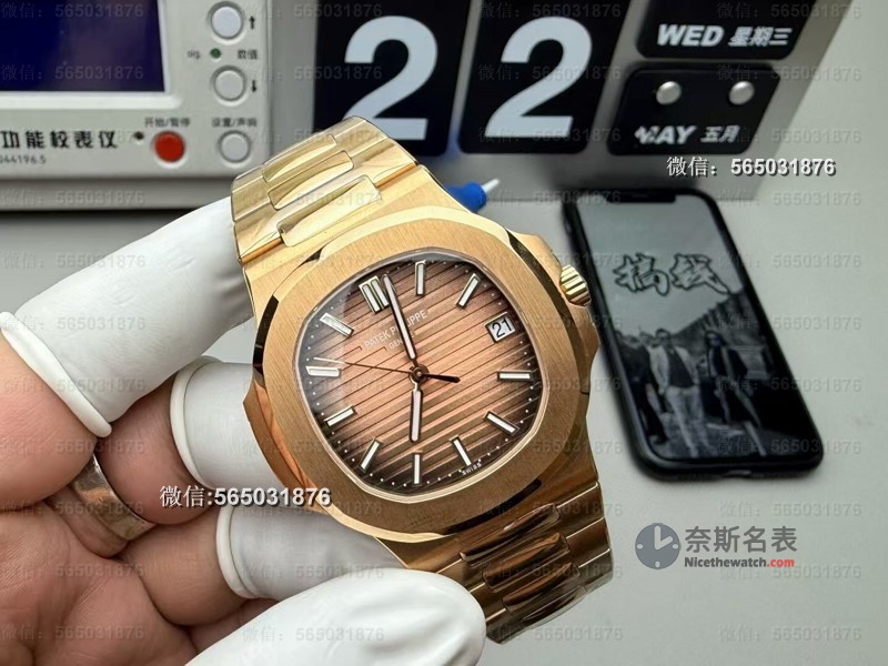 零差评来袭！3K厂百达翡丽鹦鹉螺5711玫瑰金全网最细拆解解析 | 奈斯探表