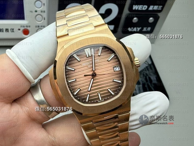 零差评来袭！3K厂百达翡丽鹦鹉螺5711玫瑰金全网最细拆解解析 | 奈斯探表