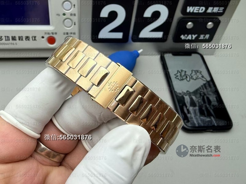 零差评来袭！3K厂百达翡丽鹦鹉螺5711玫瑰金全网最细拆解解析 | 奈斯探表