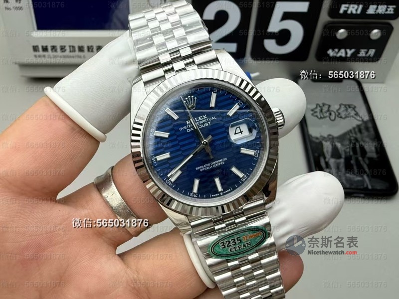 Clean厂劳力士41日志格纹蓝盘深度评测：3235机芯到底值不值？ | 奈斯探表