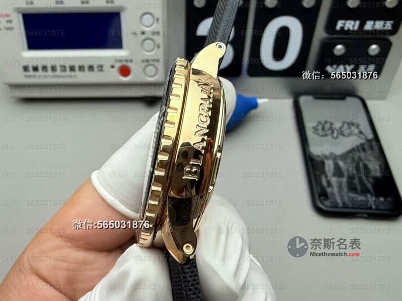 买表必看！ZF厂宝珀五十噚玫瑰金实测，这些细节90%的人不知道 | 奈斯探表