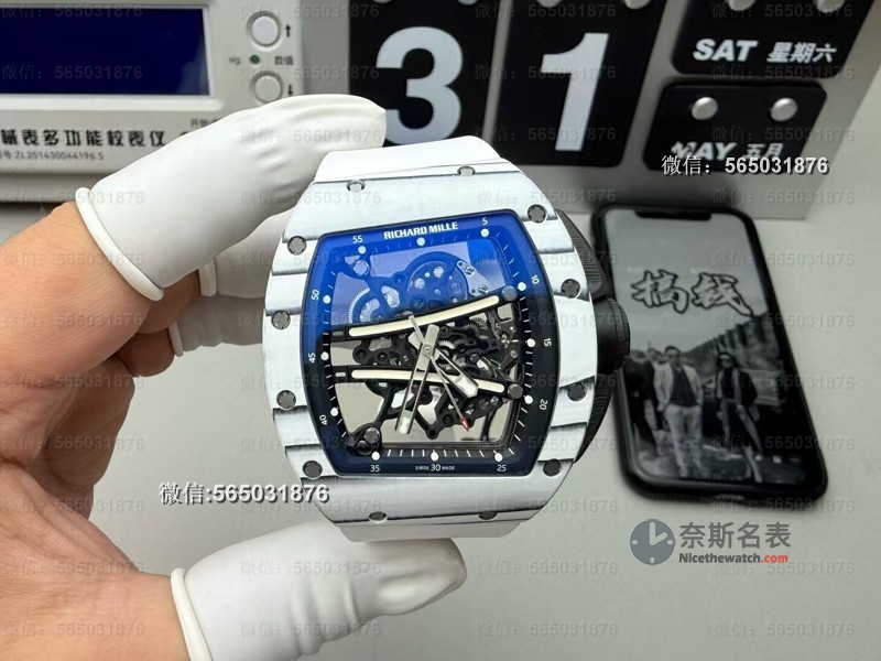 颠覆市场认知的复刻神器！ZF RM061白跑道腕表细节解析，比原装还惊艳 | 奈斯探表