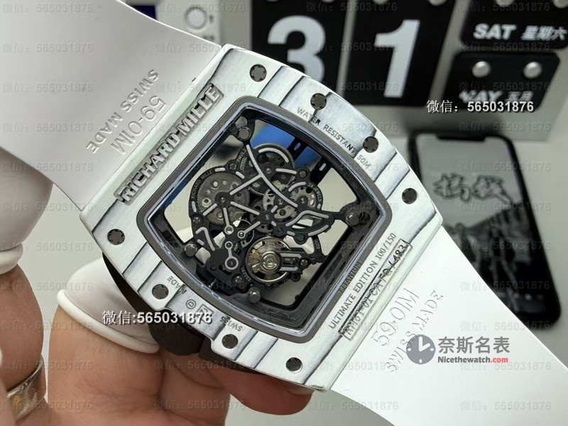 颠覆市场认知的复刻神器！ZF RM061白跑道腕表细节解析，比原装还惊艳 | 奈斯探表