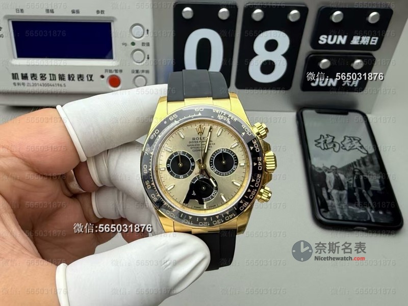 VS厂放大招！VS余文乐迪通拿配重版来袭，黄金质感+真一体机芯太惊艳 | 奈斯探表