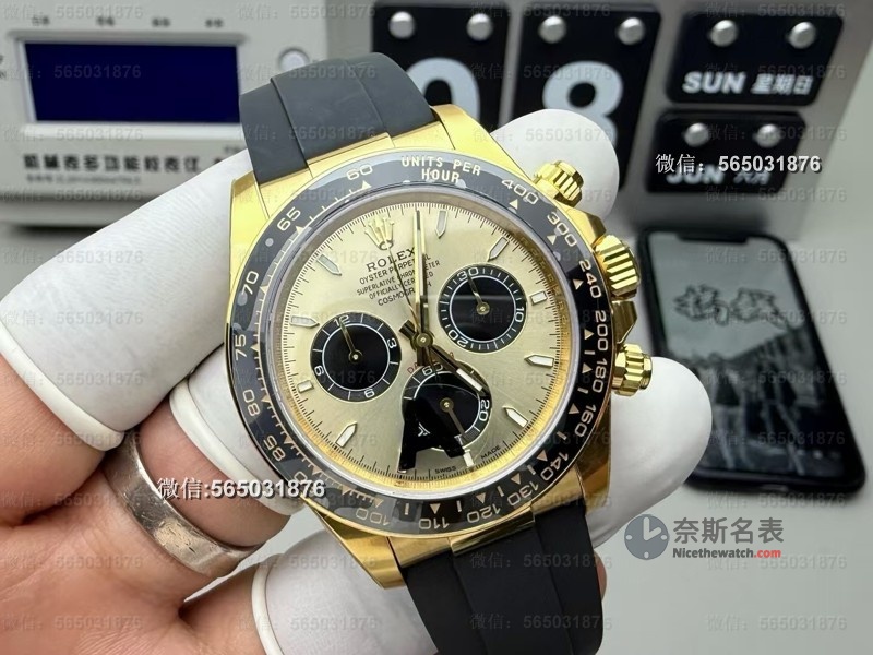 VS厂放大招！VS余文乐迪通拿配重版来袭，黄金质感+真一体机芯太惊艳 | 奈斯探表