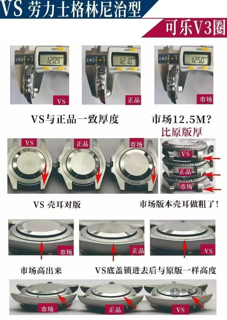 VS厂放大招！VS厂V3可乐圈横评，丹东3285机芯+高通透镜面+原版圈口太惊艳 | 奈斯探表