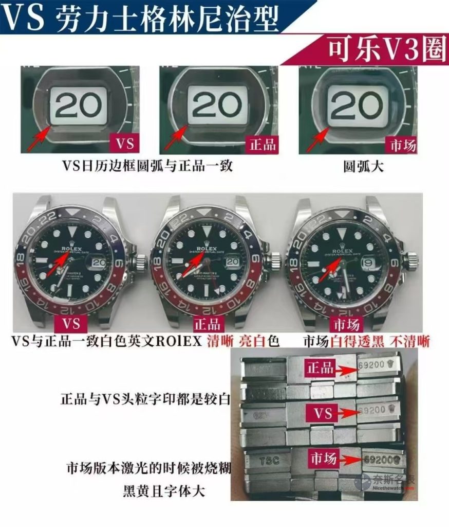 VS厂放大招！VS厂V3可乐圈横评，丹东3285机芯+高通透镜面+原版圈口太惊艳 | 奈斯探表