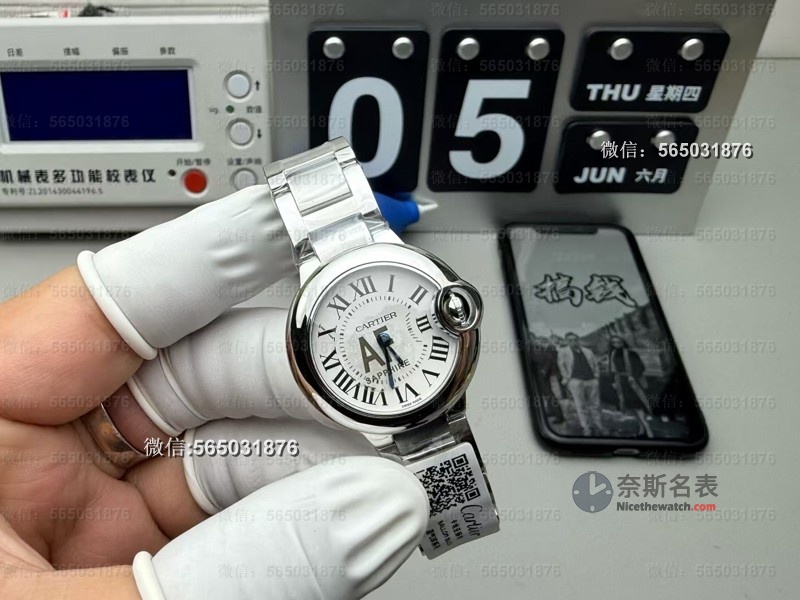 AF厂卡地亚蓝气球28mm女表深度评测：名媛腕间的优雅之选 | 奈斯探表