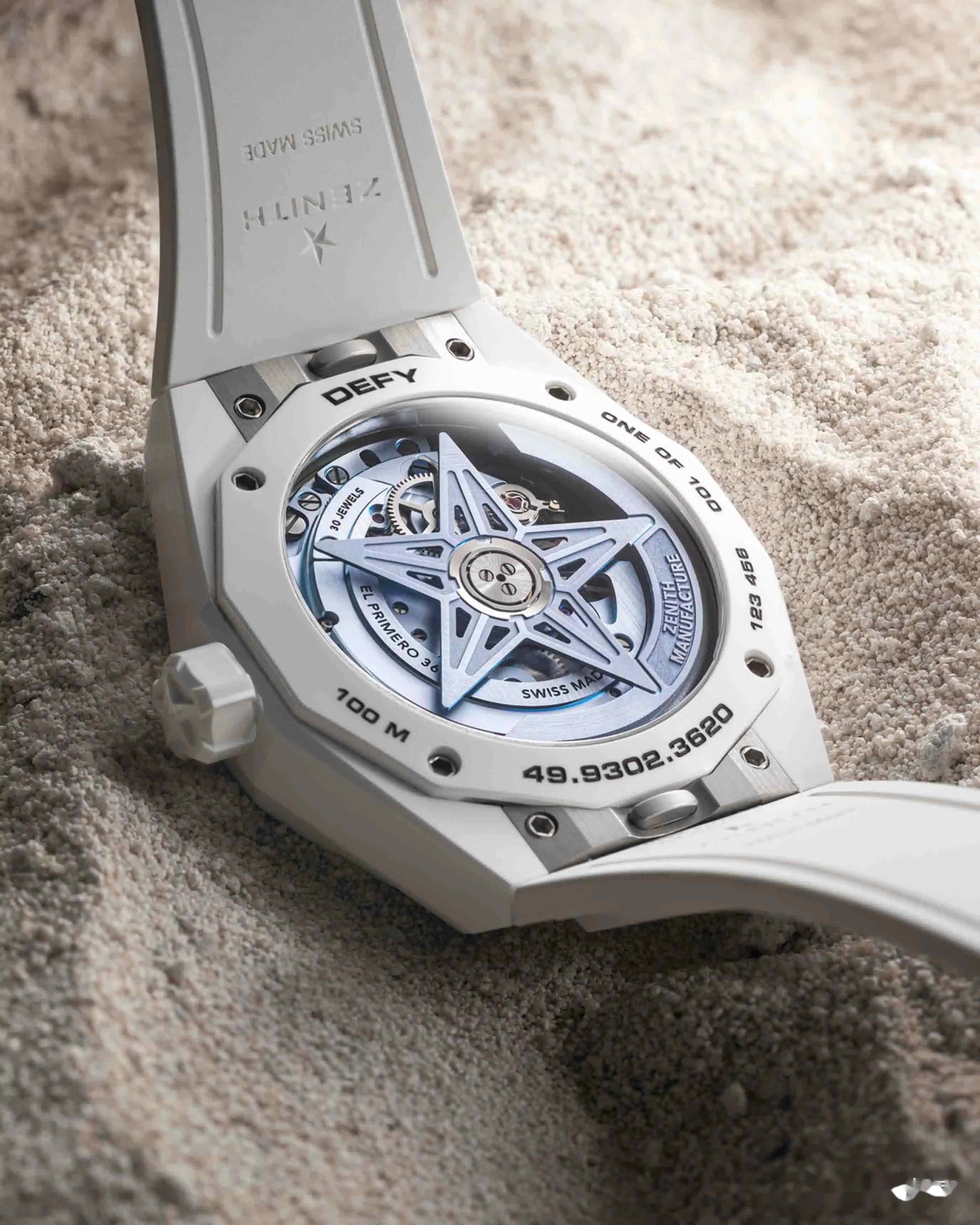 【限量100枚】真力时DEFY White Surfer陶瓷腕表终章登?。”讹慰彰勒?！ | 奈斯探表