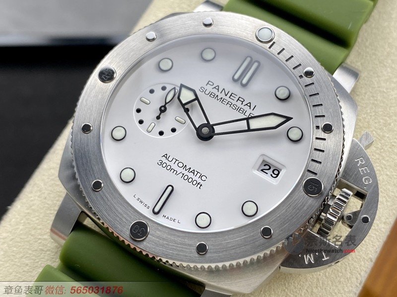 硬汉专属！VS厂沛纳海PAM1226象牙白盘面惊艳亮相，一体机芯带来的硬汉魅力！ | 奈斯探表