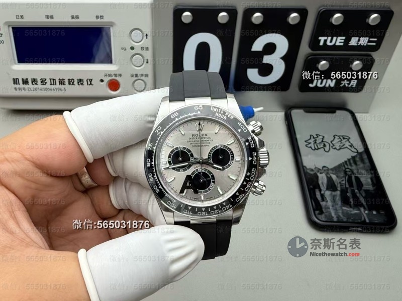 买前必看！三招教你识别真假VS厂灰胶迪V2配重版，这些小厂陷阱要当心！ | 奈斯探表