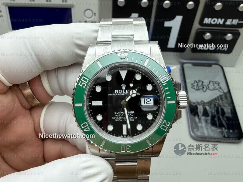 不想花10万买绿水鬼？这款VS厂3235机芯绿水鬼做工惊艳，机芯稳如老狗！ | 奈斯探表