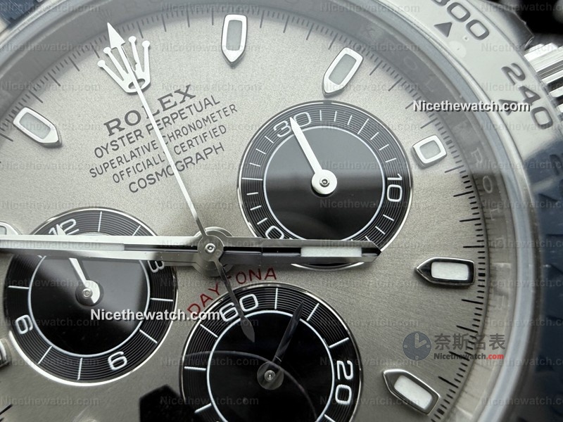 VS厂白金灰迪V3震撼升级！183克真手感+4131稳定机芯，细节拉满堪比原装？ | 奈斯探表