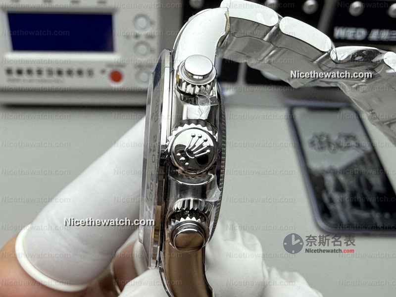 VS厂白金灰迪V3震撼升级！183克真手感+4131稳定机芯，细节拉满堪比原装？ | 奈斯探表