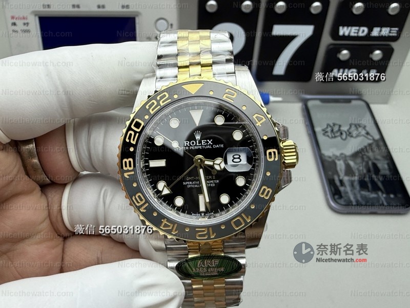 别再买轻飘仿表了！这款ARF间金皮蛋圈做到170克，戴上手才知道什么叫坠手感！ | 奈斯探表