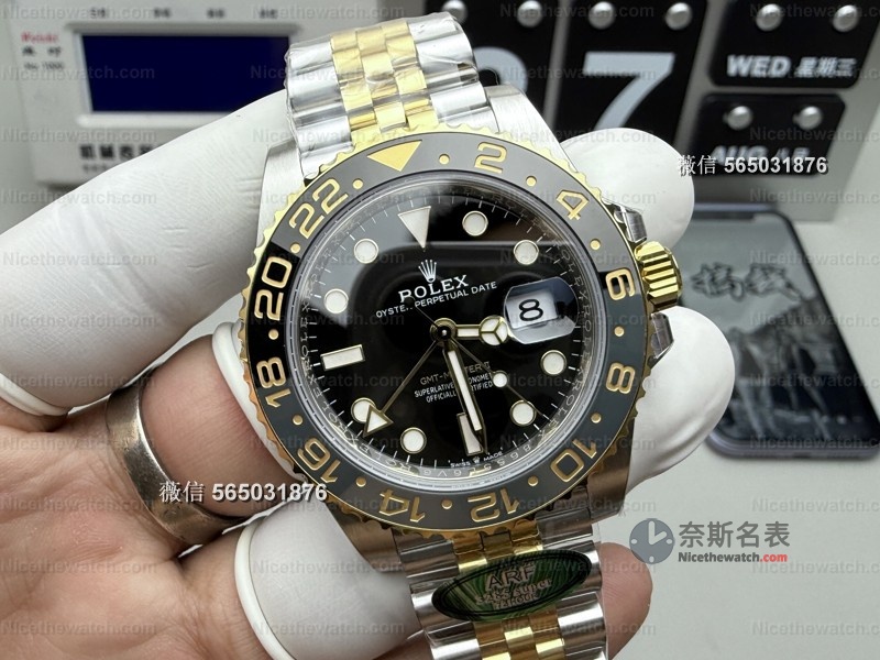 别再买轻飘仿表了！这款ARF间金皮蛋圈做到170克，戴上手才知道什么叫坠手感！ | 奈斯探表