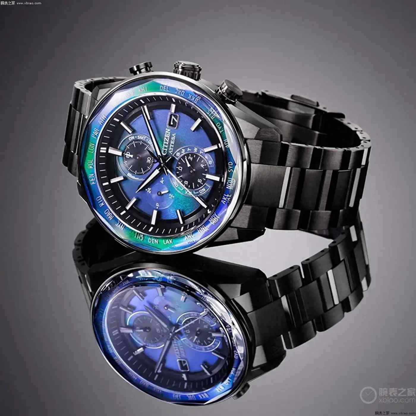 西铁城ATTESA蓝宝石限量版震撼上市！1800枚珍藏，光影变幻美如宇宙！ | 奈斯探表