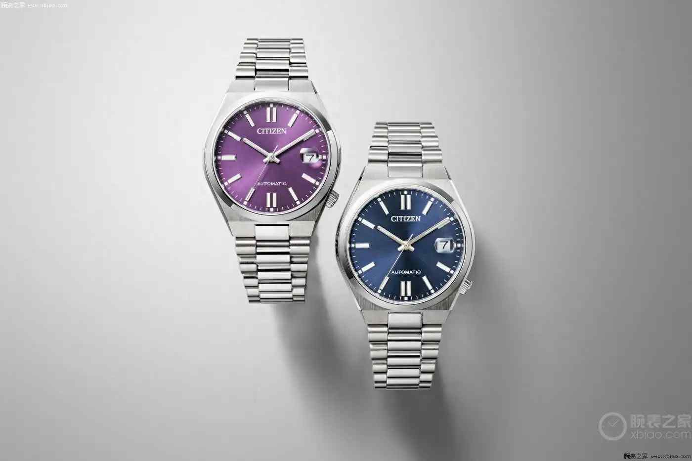 西铁城Tsuyosa新品来袭！37毫米深蓝紫盘复古腕表，2500元秒杀同级 | 奈斯探表