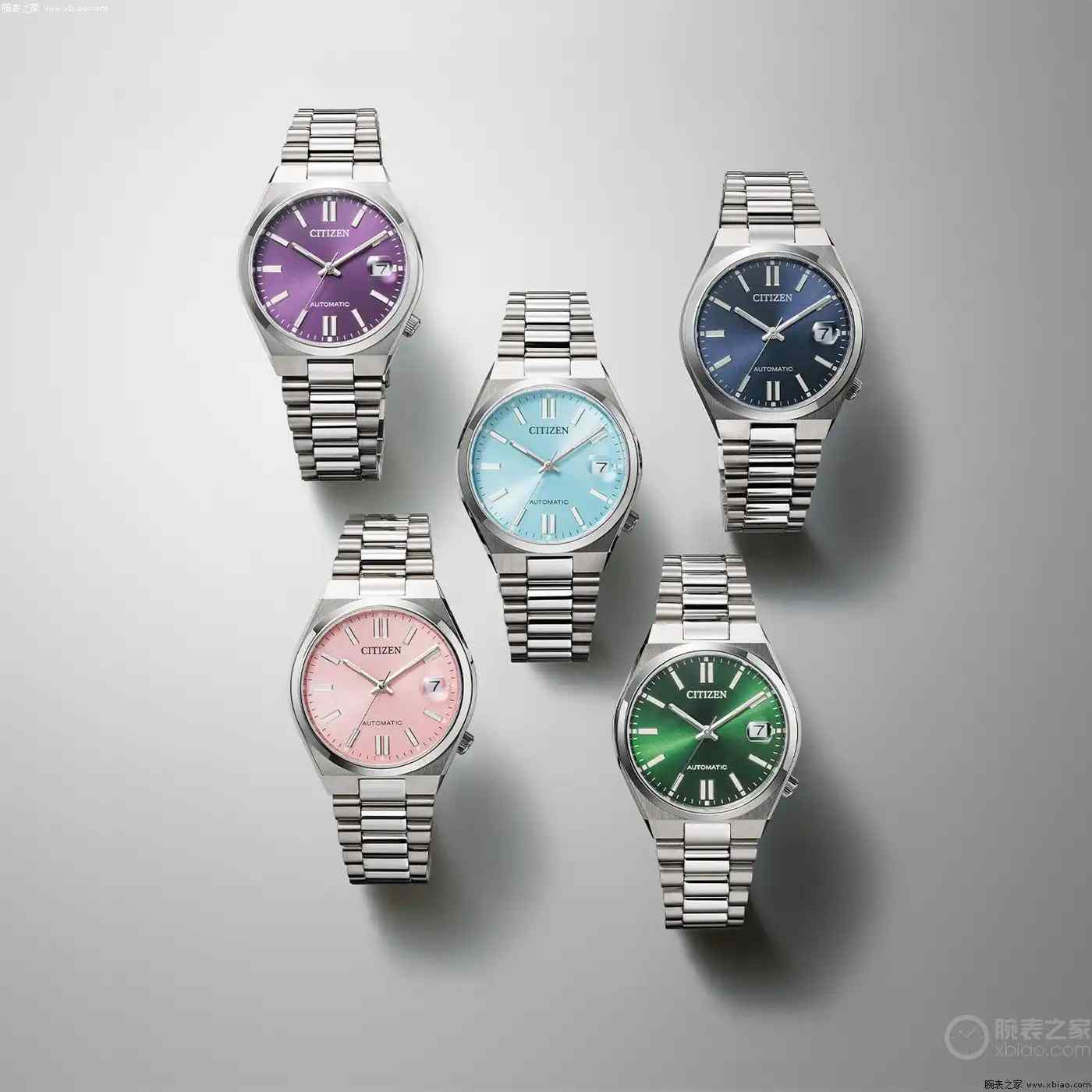 西铁城Tsuyosa新品来袭！37毫米深蓝紫盘复古腕表，2500元秒杀同级 | 奈斯探表