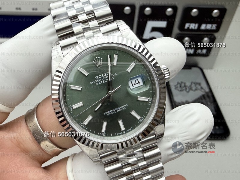 花了3k戴上“十万级劳力士”？实测VS厂薄荷绿日志，同事问我是不是真货！ | 奈斯探表