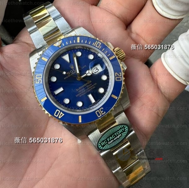 【配重天花板】RC厂间金黑蓝水鬼3135实测：185克真·原装手感，细节拉满闭眼入！ | 奈斯探表